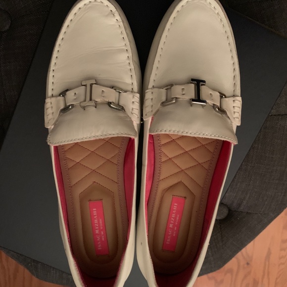 Leather slip-on with silver accent, like new - Picture 3 of 6